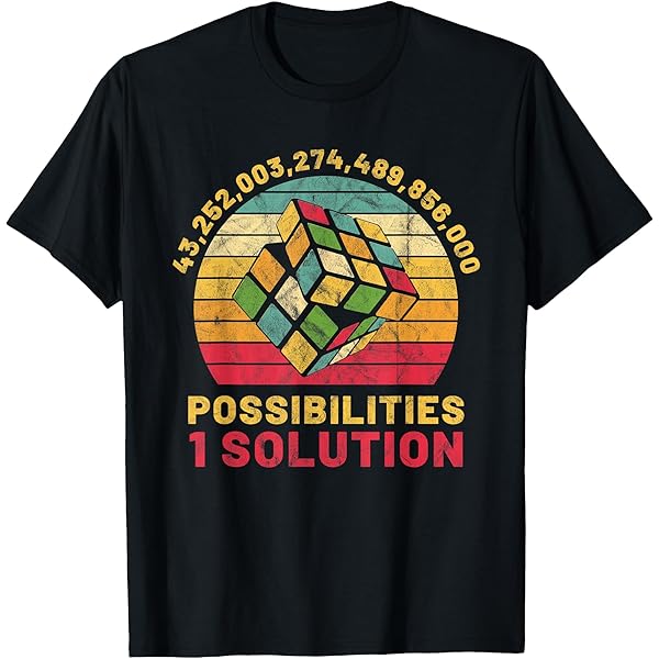 ENFOLD　CUBE SHIRT Amazon.com: Speed Cubing Puzzle Cubing Cuber T-Shirt